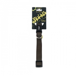 Walkingmate Black Soft Nylon Webbing Collar 3/8" X 8" - 14"